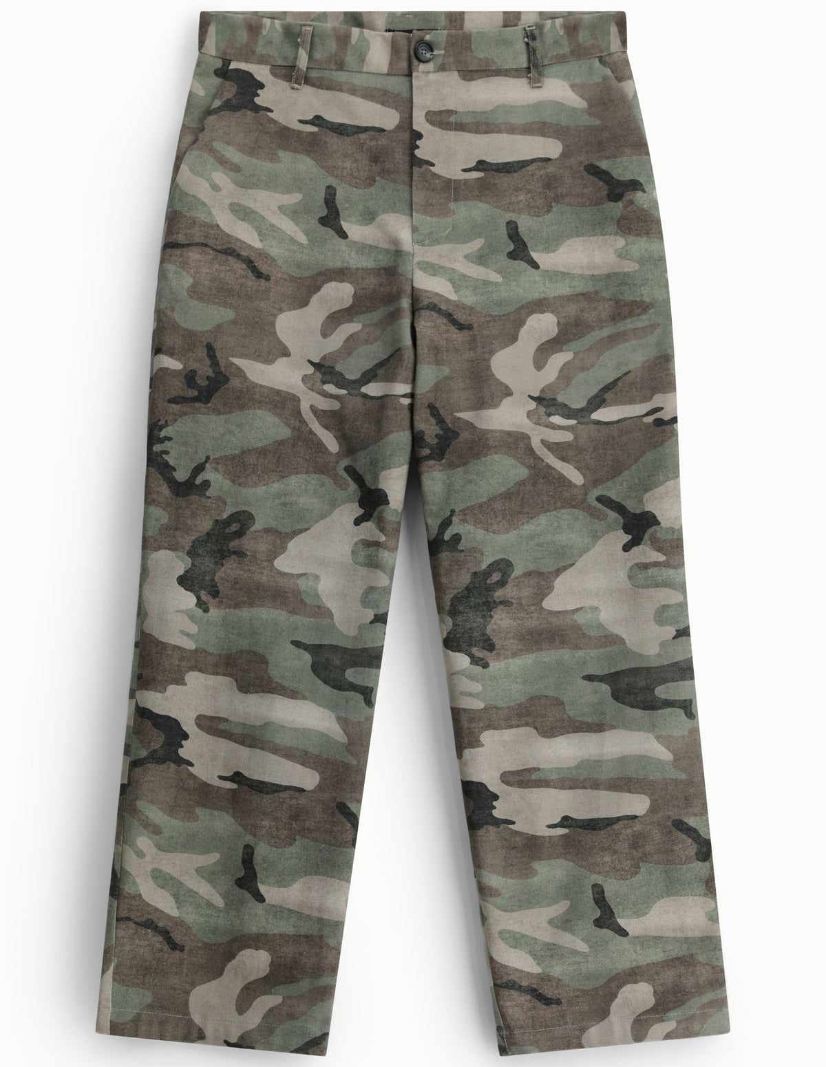 Pantalon ample imprimé camouflage à plat – Imperial Homme