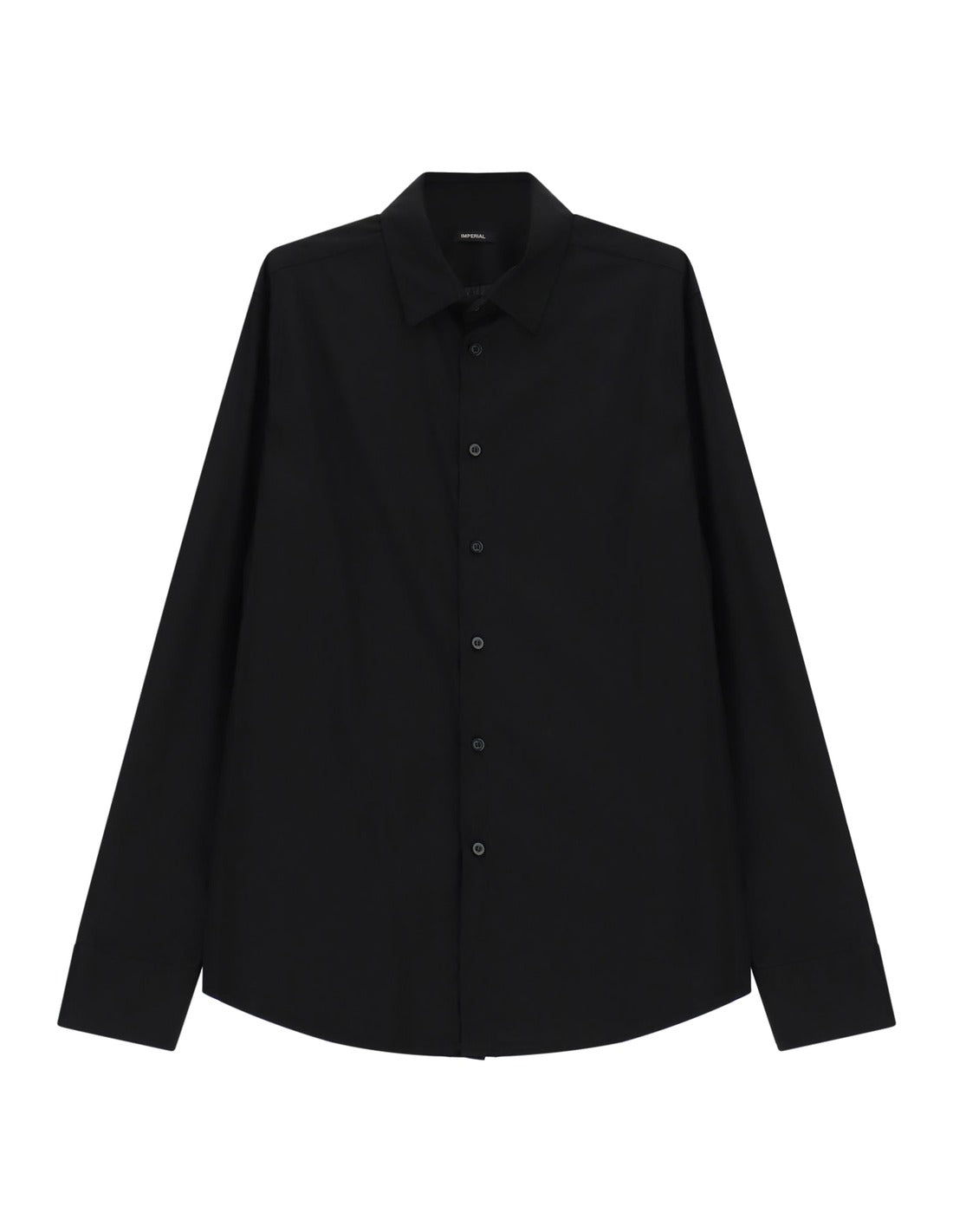Chemise classique coupe regular à plat – Noir – Imperial Homme