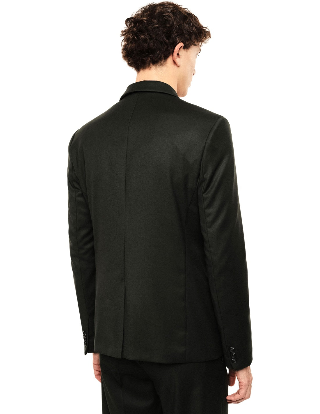 Blazer droit à deux boutons porté, dos – Vert forêt – Imperial Homme