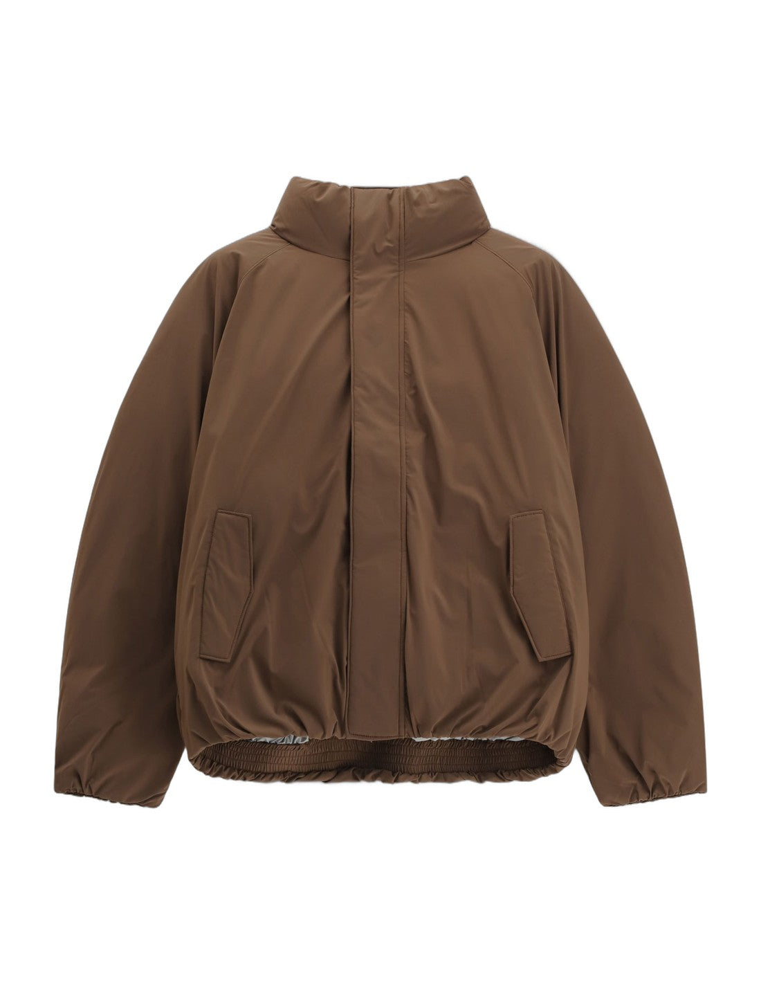 Blouson matelassé à col montant – marron – Imperial Homme