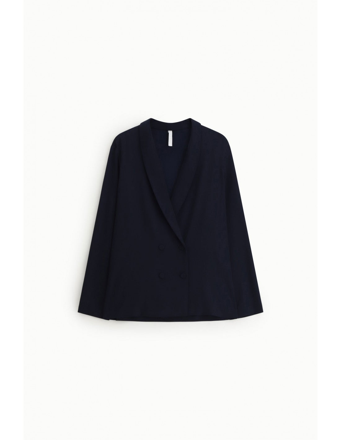 Blazer croisé col châle en crêpe infroissable – Imperial Femme