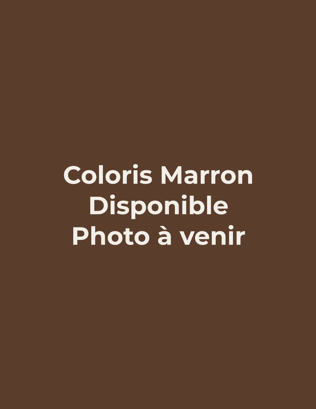 Surchemise zippée à col chemise, coloris marron disponible, photo à venir