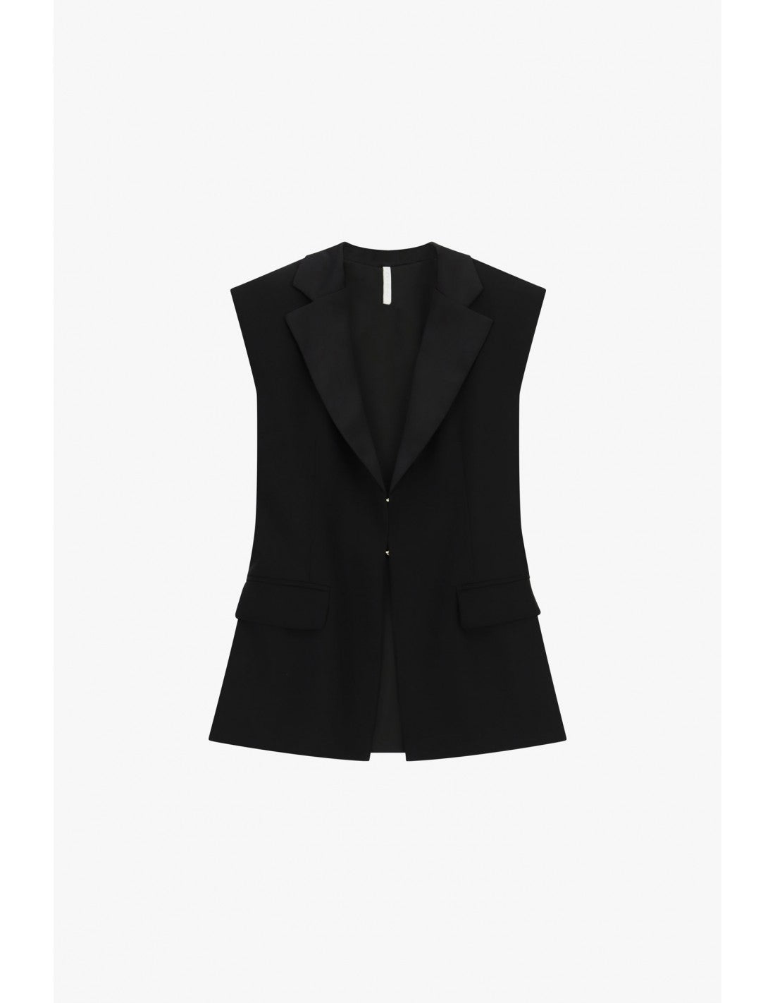 Gilet de tailleur long sans manches – Imperial Femme