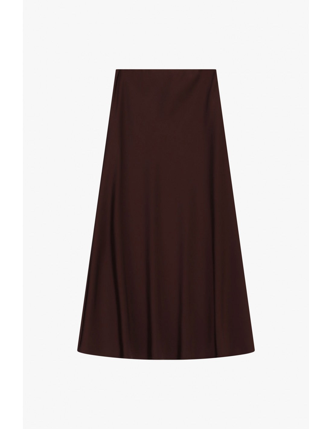 Jupe midi sirène en crêpe satin – Imperial Femme