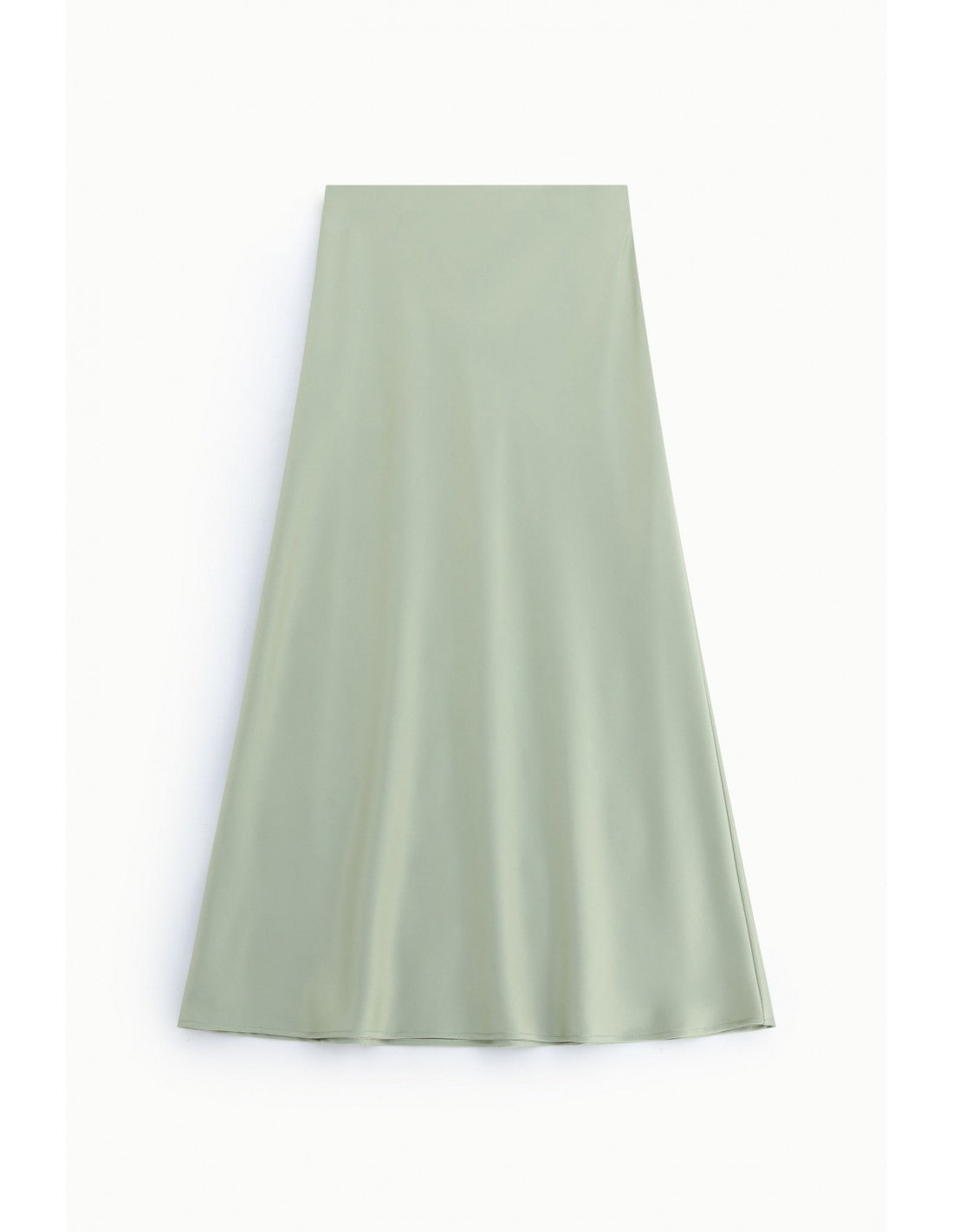 Jupe midi sirène en crêpe satin – Imperial Femme