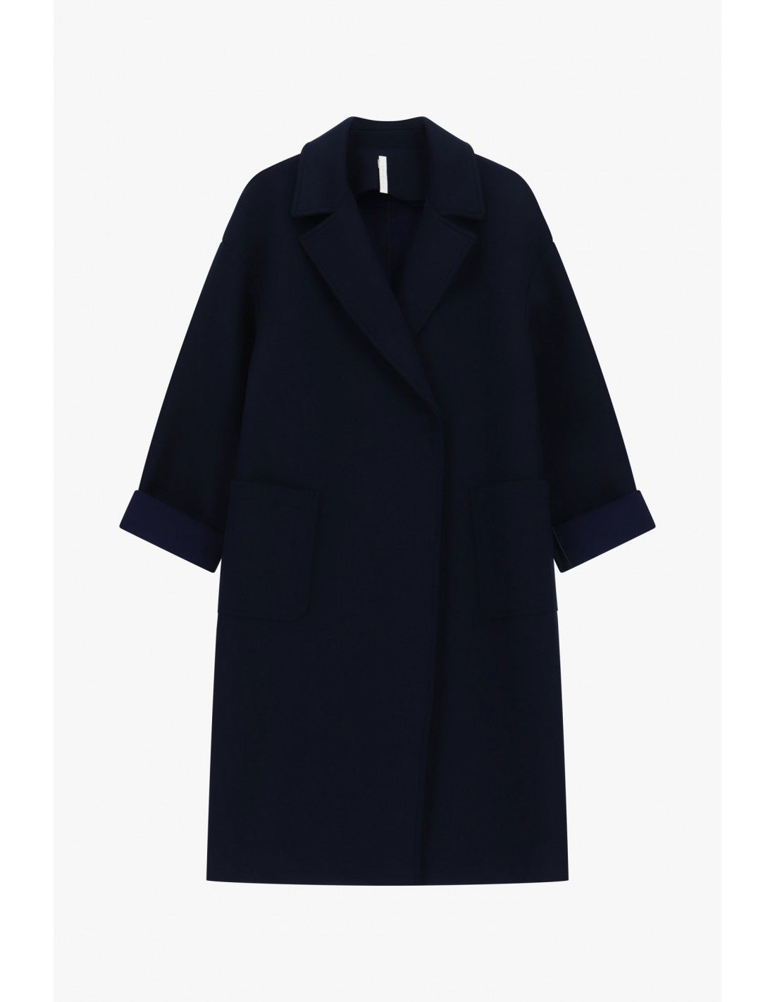 Manteau mi-long oversize en néoprène – Imperial Femme