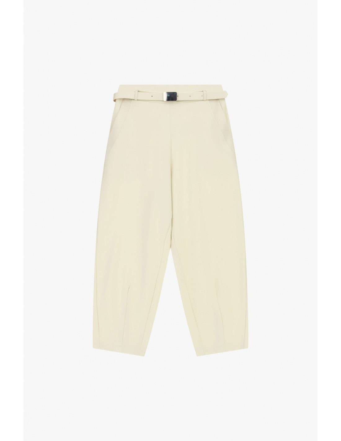 Pantalon ballon 3/4 taille haute ceinturé – Imperial Femme