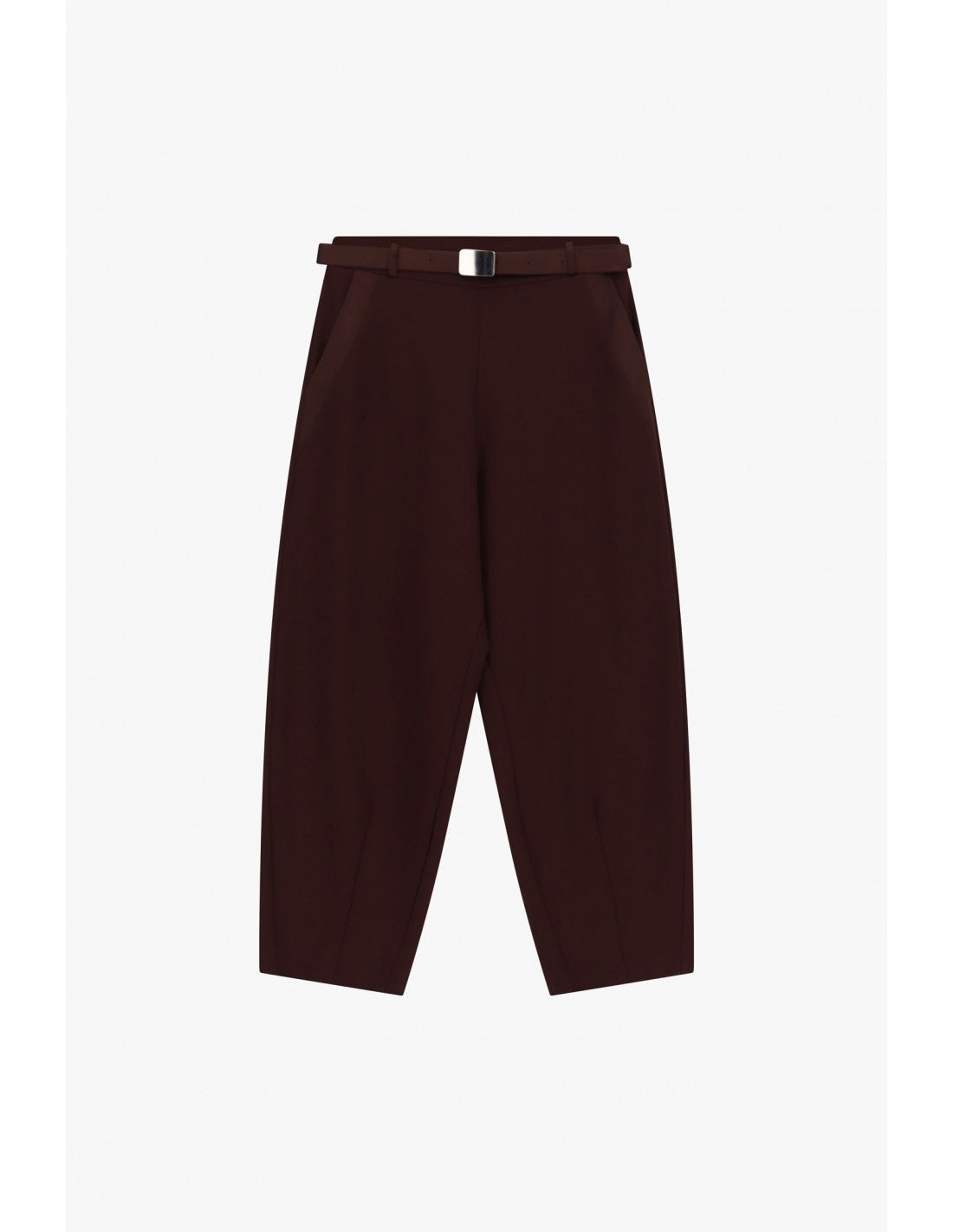 Pantalon ballon 3/4 taille haute ceinturé – Imperial Femme