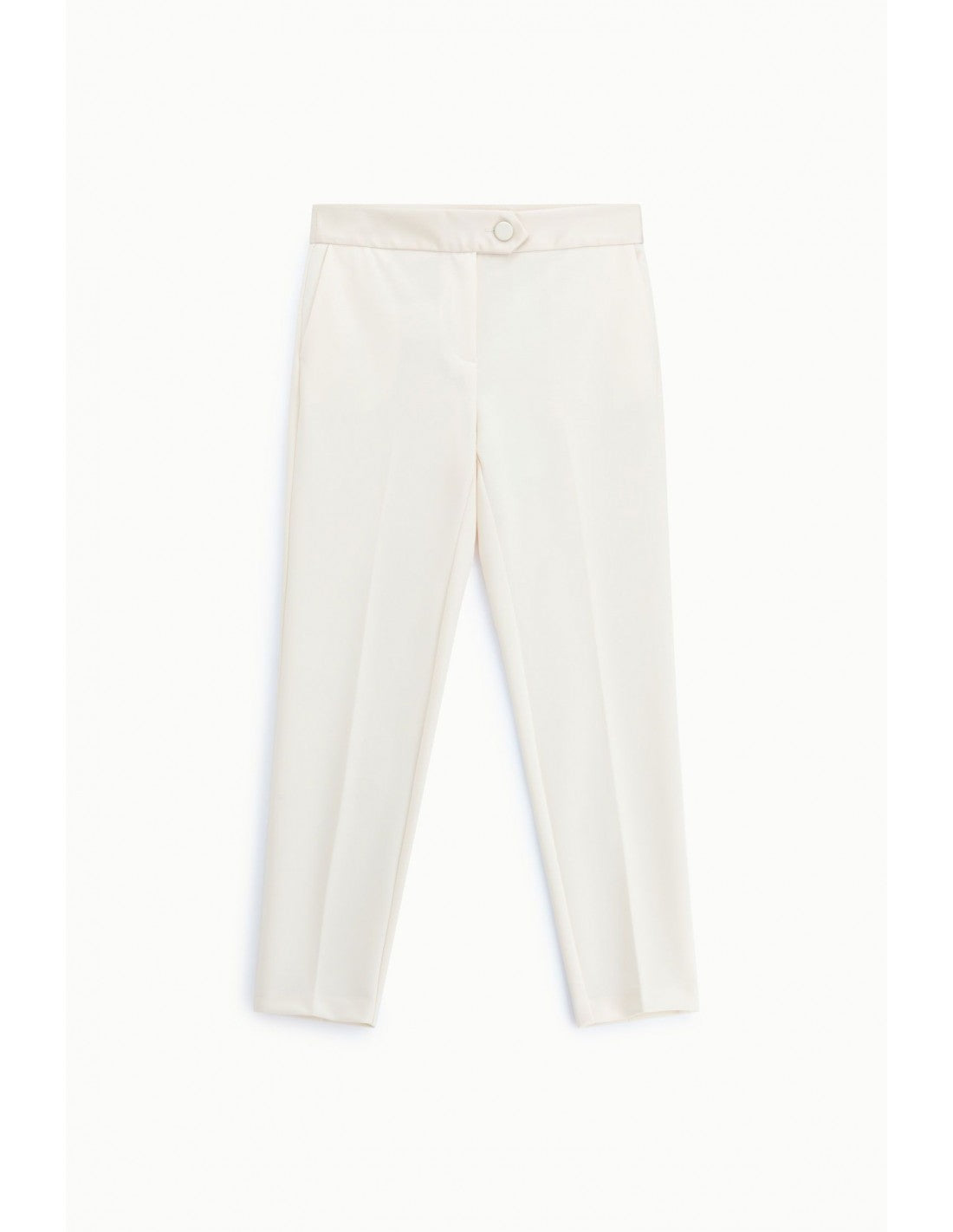 Pantalon de smoking cigarette finition satin – Imperial Femme