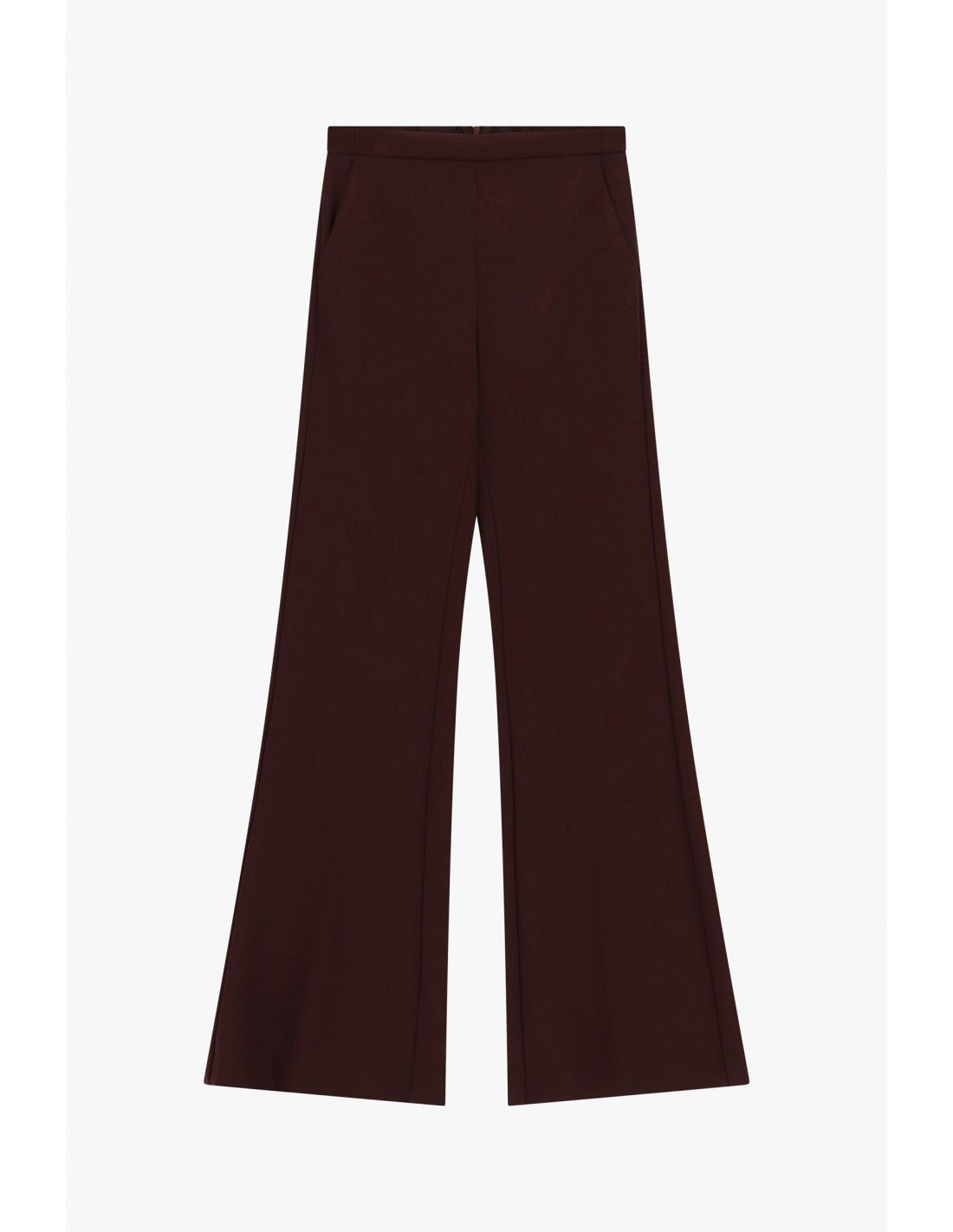 Pantalon de smoking flare finition satin – Imperial Femme
