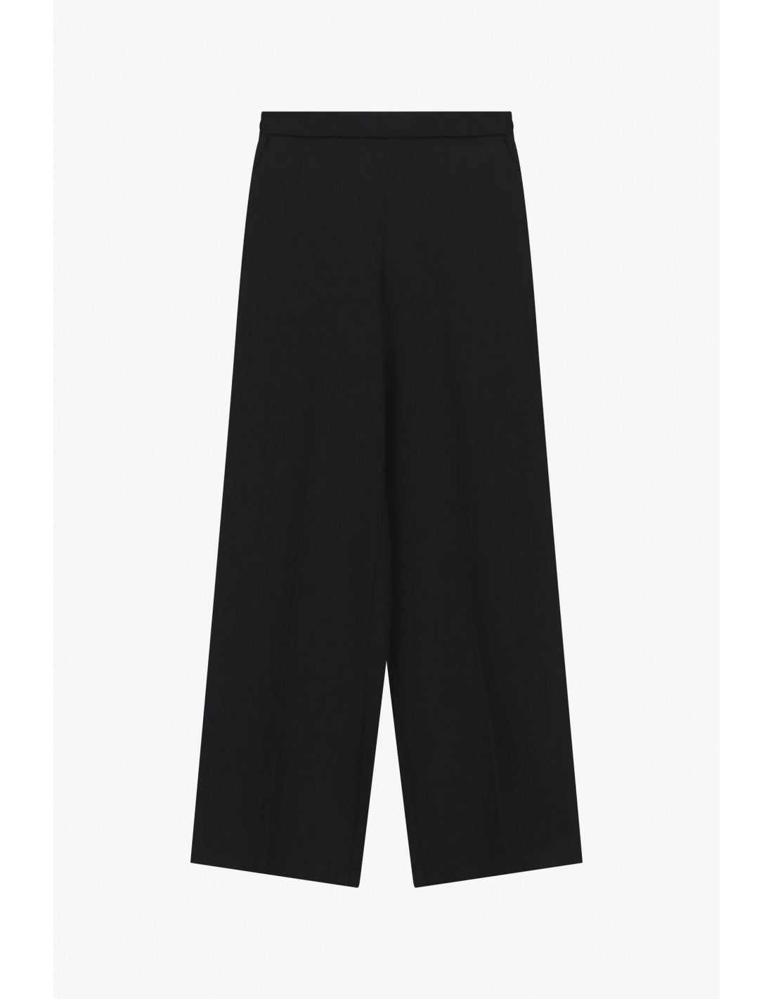 Pantalon palazzo crêpe satin à fentes – Imperial Femme | Lyon