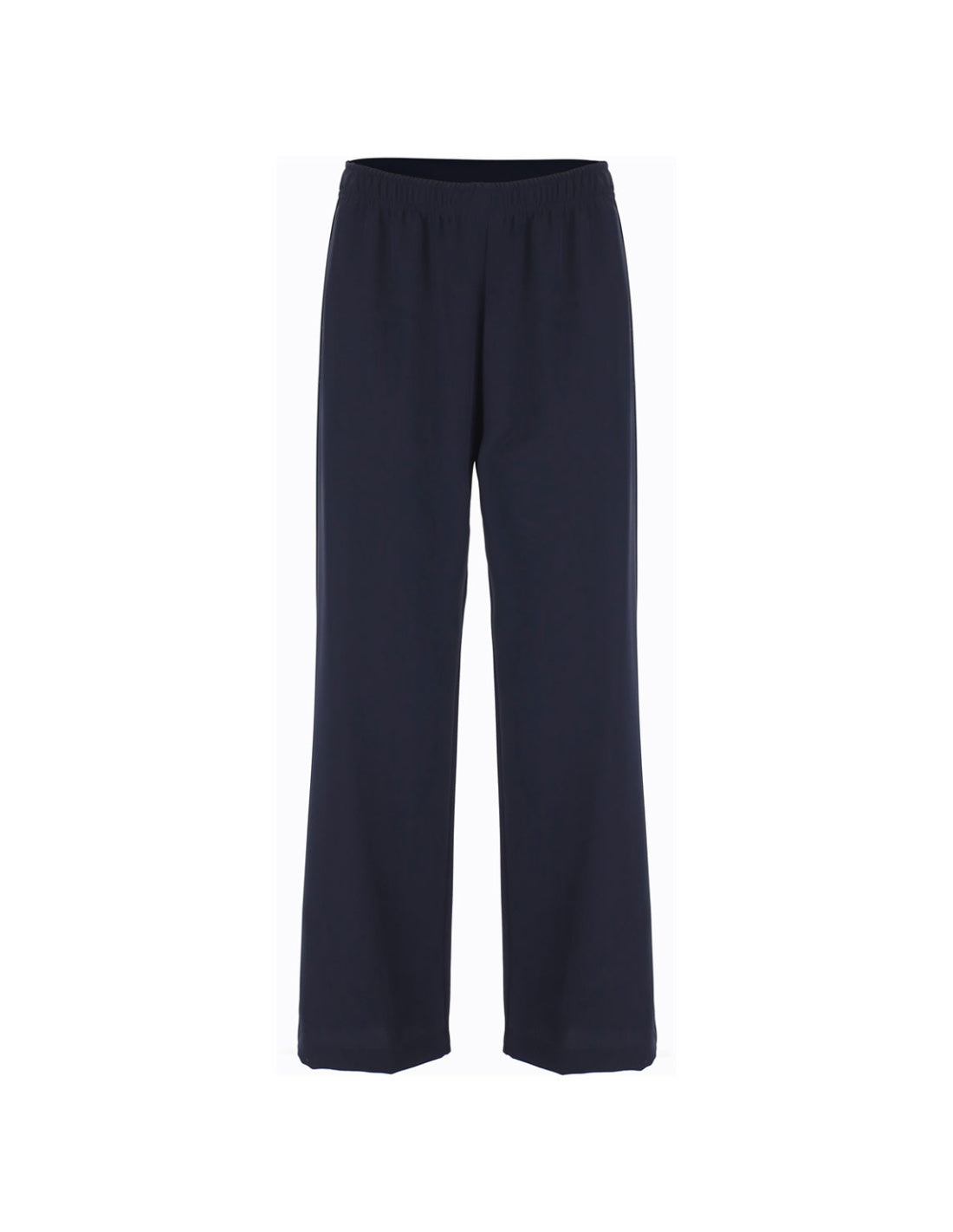 Pantalon palazzo taille élastiquée en crêpe infroissable – Imperial Femme