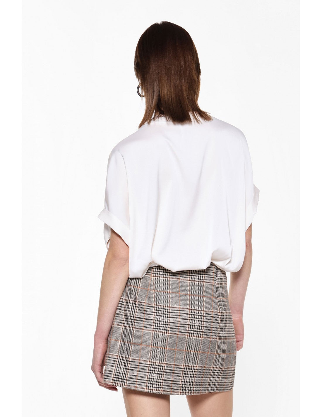 T-shirt oversize crêpe satin – Imperial Femme