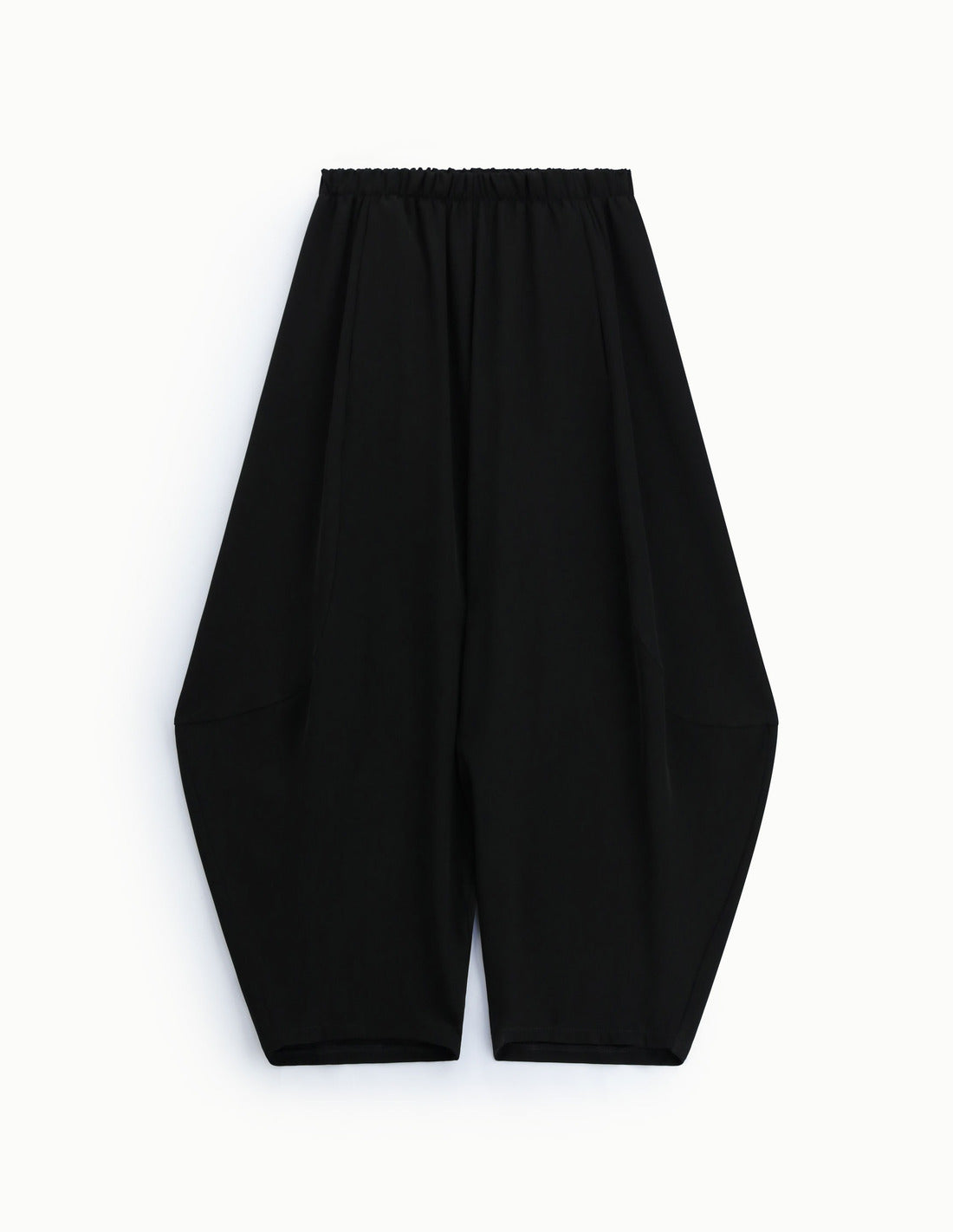 Pantalon baril fluide à taille élastiquée à plat – Imperial Femme