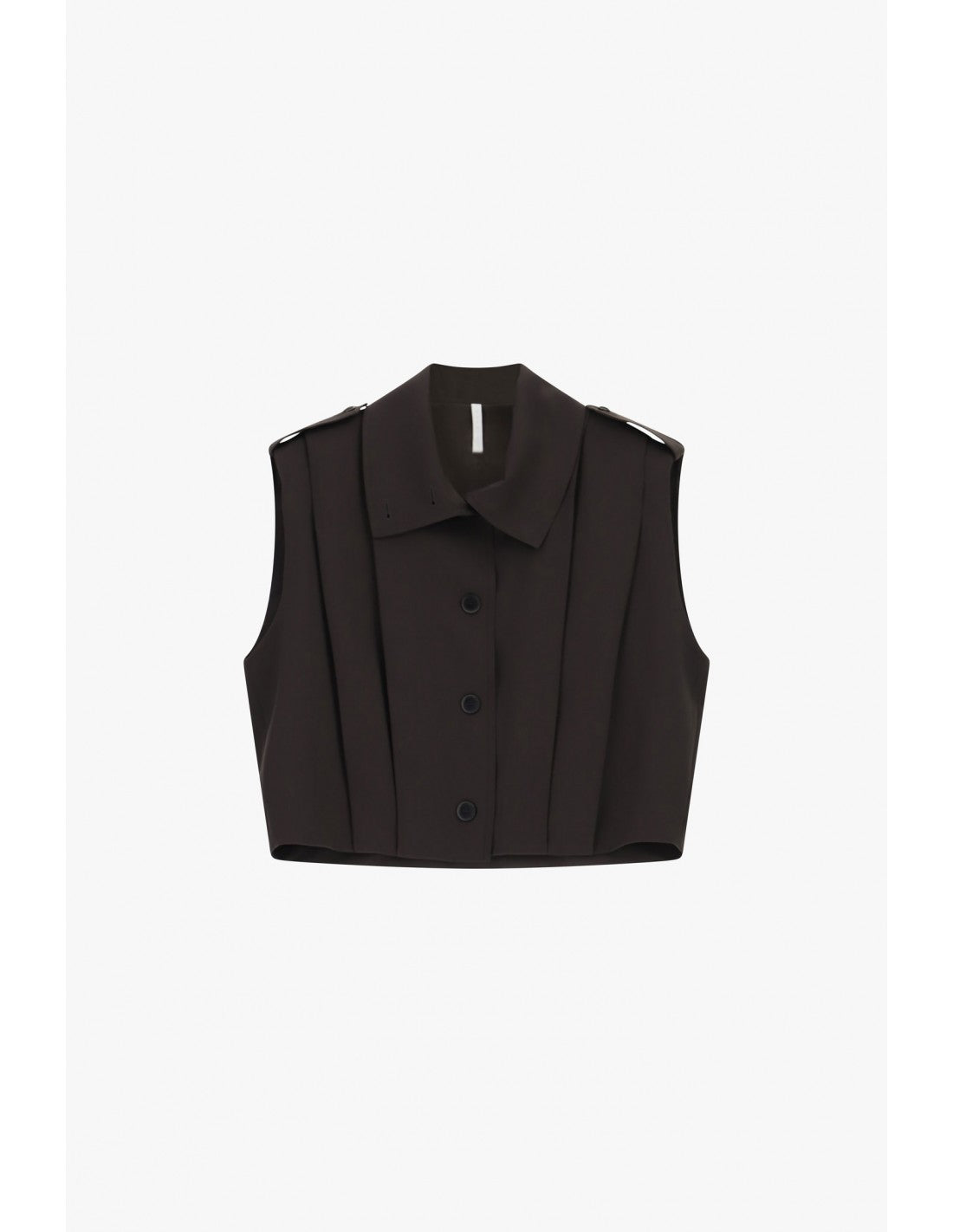 Veste sans manches oversize col montant – Imperial Femme