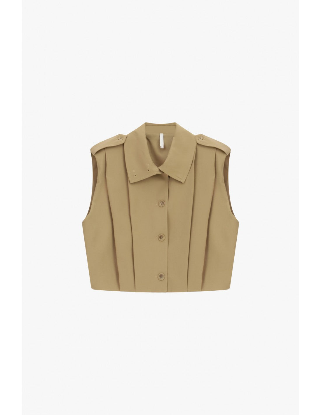 Veste sans manches oversize col montant – Imperial Femme