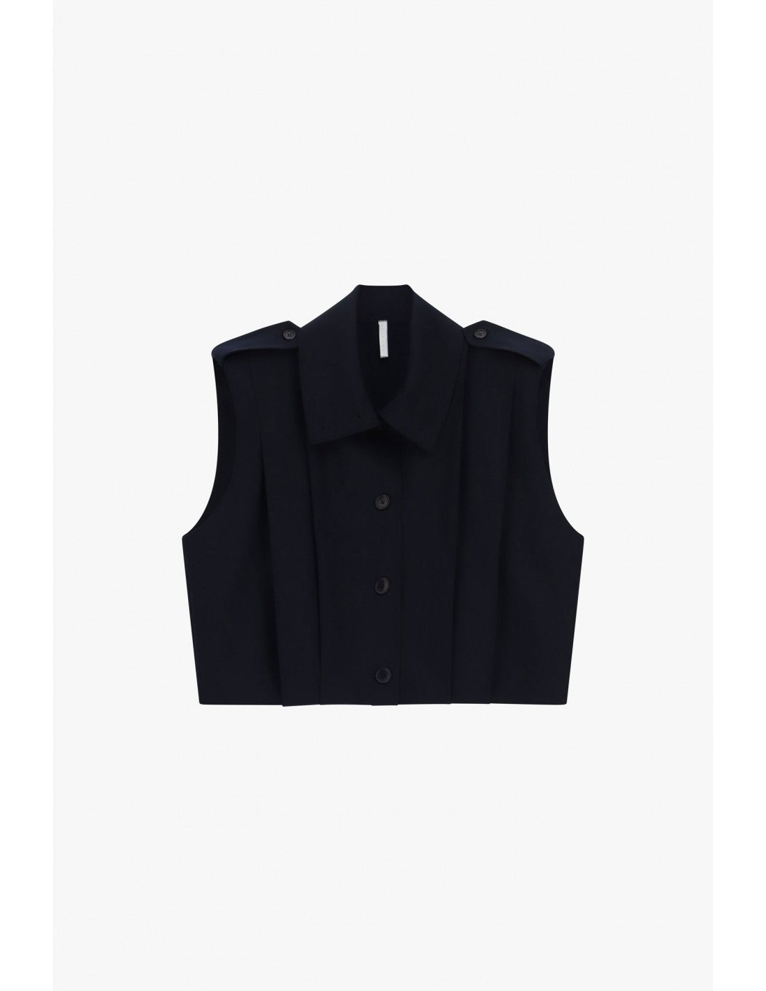 Veste sans manches oversize col montant – Imperial Femme
