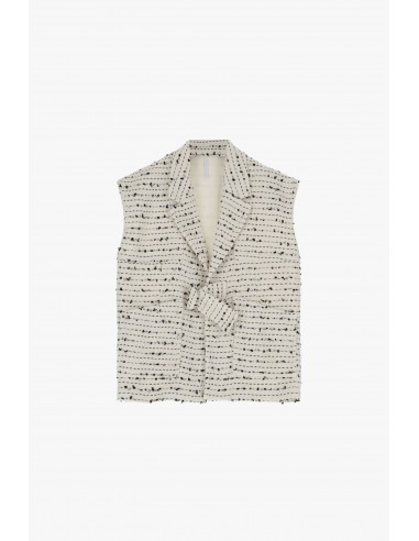 Gilet tweed sans manche femme - Cross and Country