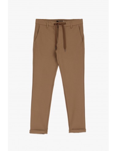 Imperial Homme pantalon cigarette en jersey coloris camel