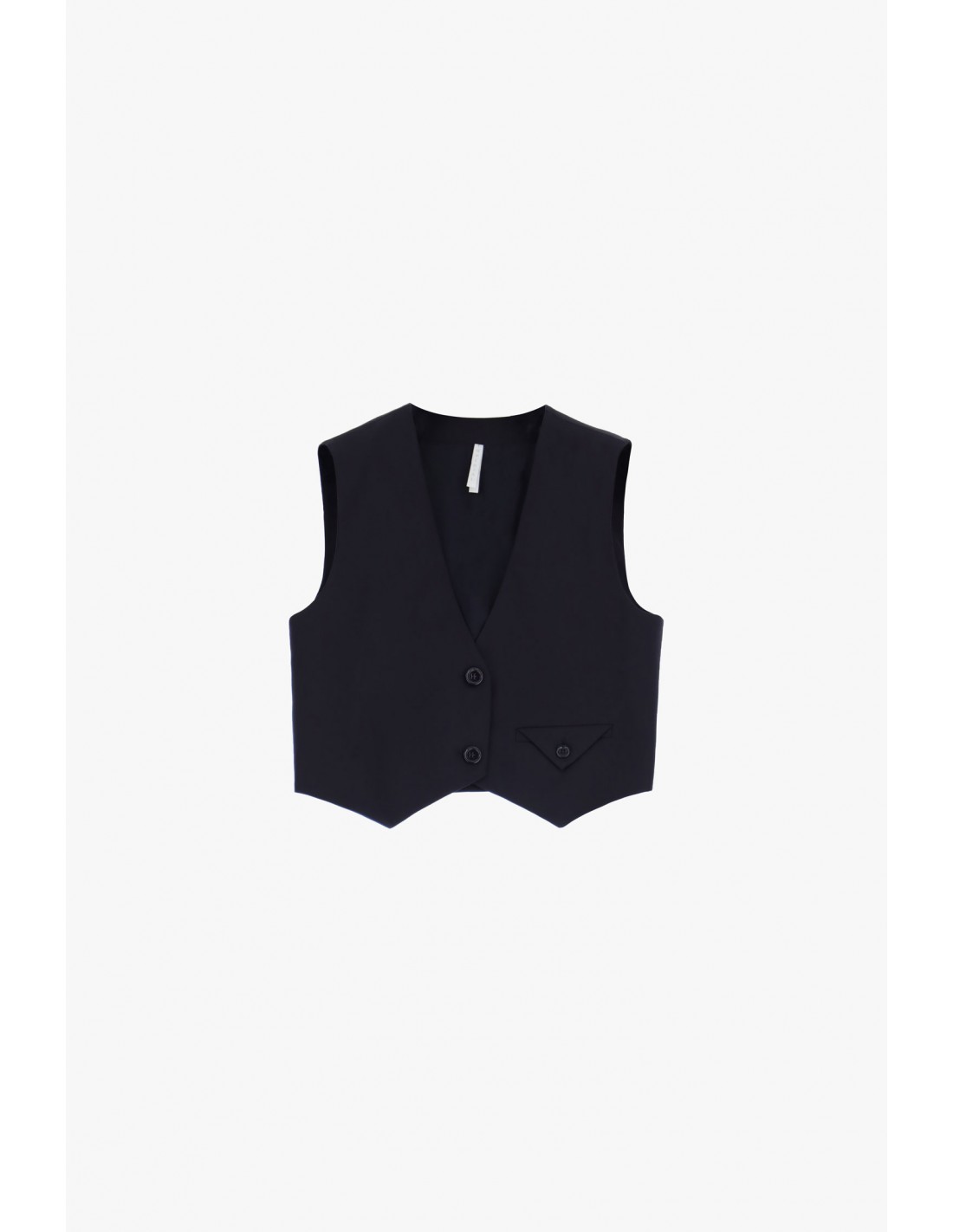 Gilet court best sale bleu marine femme