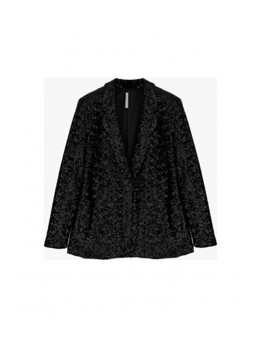 Blazer destructuré noir à sequins Imperial Femme