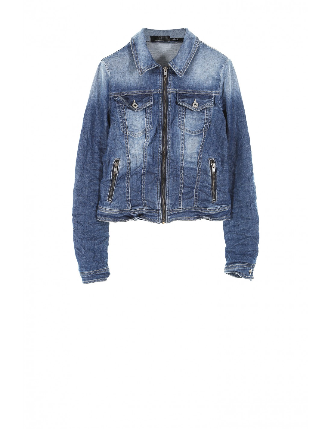 Veste En Jean Please En Denim Delave