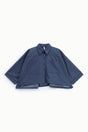 Chemise courte oversize à poches plaquées à plat – Imperial Femme