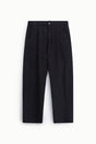 Pantalon droit ample en denim brut à plat – Bleu denim – Imperial Homme