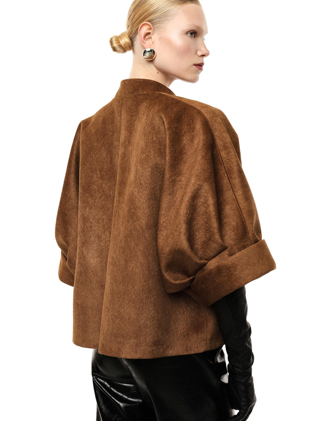 Veste portée, dos – tabac – Imperial Femme