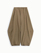 Pantalon barrel fluide, à plat