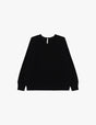 Pull col V ample en maille fine, à plat