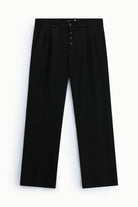 Pantalon droit à pinces et braguette boutonnée à plat – Imperial Homme