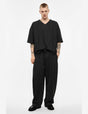 Pantalon baggy rayé taille haute Imperial Homme, porté de face