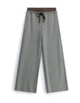 Pantalon en maille fluide à plat – gris foncé – Imperial Femme