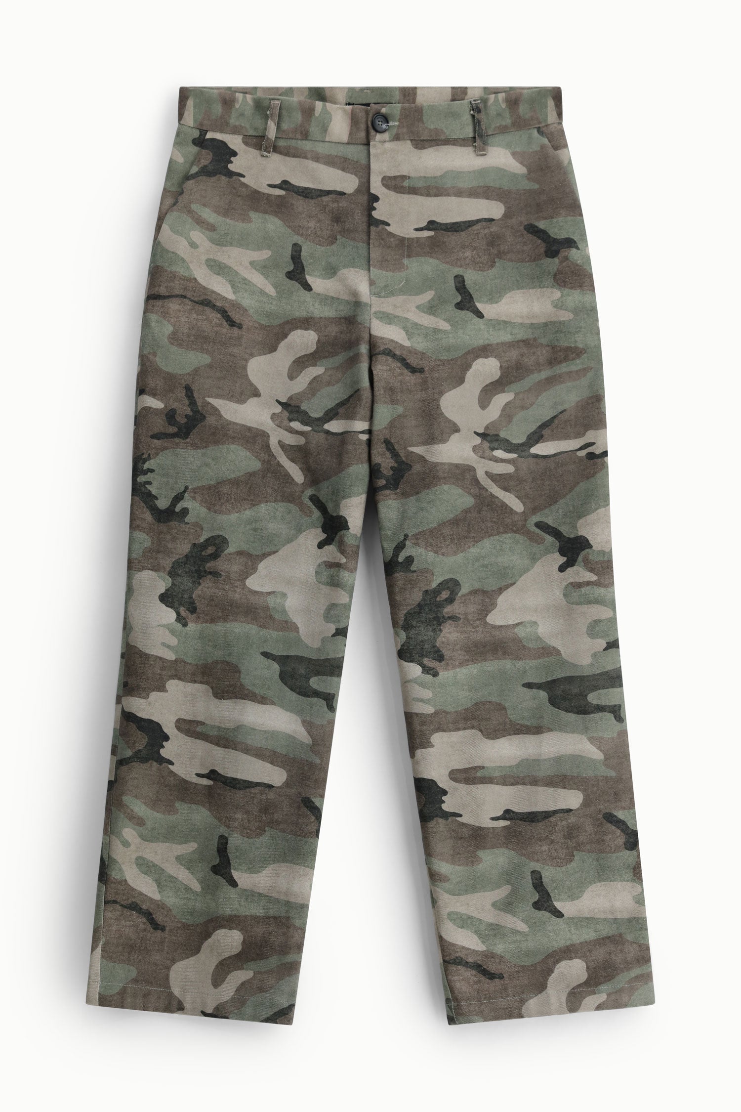 Pantalon ample imprimé camouflage à plat – Imperial Homme