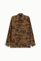 Chemise fluide imprimé floral en viscose à plat – Imperial Homme