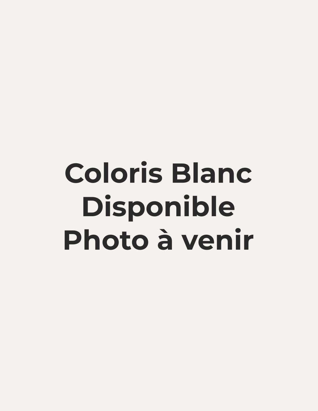 T-shirt col rond coupe regular, coloris blanc disponible, photo à venir