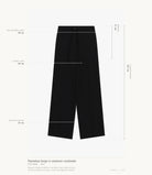 Cartographie des mesures du pantalon Imperial : taille 38 cm, montant 31 cm, cuisse 26 cm, ouverture 25 cm, longueur 107 cm all-groups