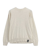 Pull col rond en maille laine mélangée – beige – Imperial Homme