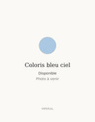 Pull col V en maille côtelée effet usé coloris bleu ciel, photo à venir – Imperial Homme