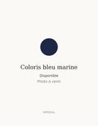 Pull col polo en maille de coton coloris bleu marine, photo à venir – Imperial Homme