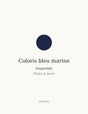 Pull col polo en maille de coton coloris bleu marine, photo à venir – Imperial Homme