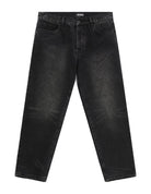 Jean noir délavé coupe fuselée – noir – Imperial Homme
