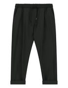 Pantalon de ville coupe jogging à plat – Vert forêt – Imperial Homme