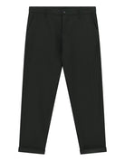 Pantalon chino à revers à plat – Vert forêt – Imperial Homme
