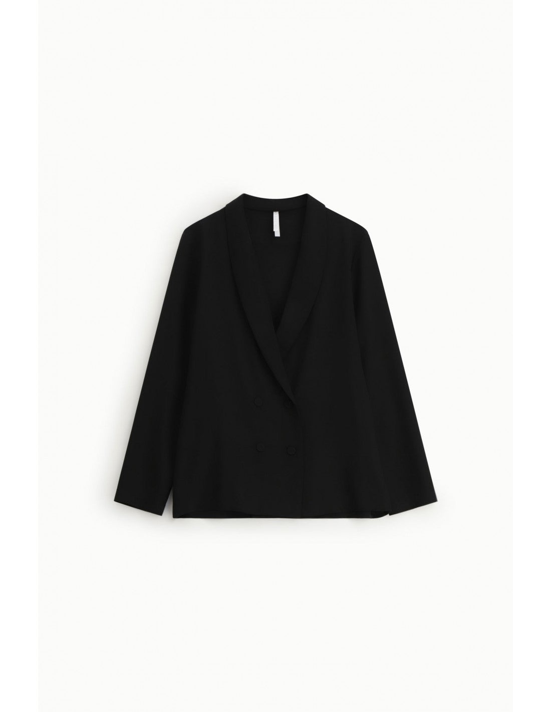 Blazer croisé col châle en crêpe infroissable – Imperial Femme
