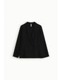 Blazer croisé col châle en crêpe infroissable – Imperial Femme