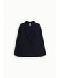 Blazer croisé col châle en crêpe infroissable – Imperial Femme
