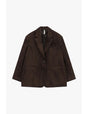 Blazer de tailleur en velours côtelé – Imperial Femme