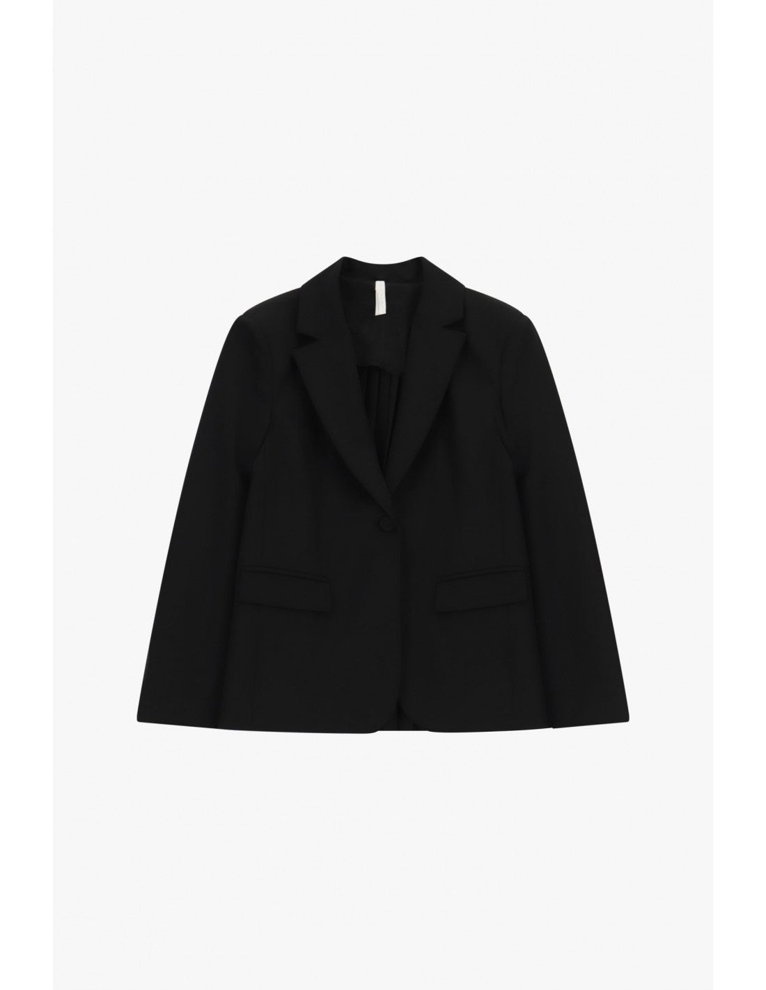 Blazer dos plissé à chaîne métallique en draperie – Imperial Femme
